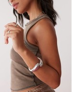 Petit Moment livorno cuff bracelet in silver