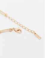 rhiladiaa pack of 2 clover charm bracelets in gold and turquoise