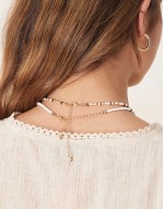 multirow beaded necklaces with starfish and turtle pendants