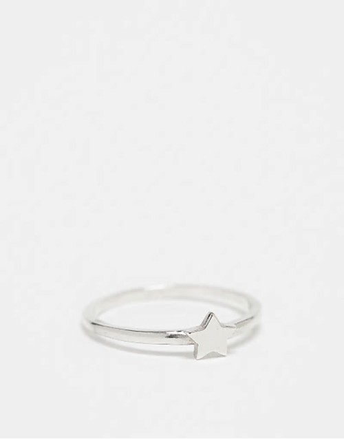 star band ring in sterling silver