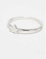 star band ring in sterling silver