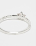 star band ring in sterling silver