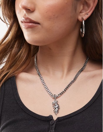 death before dishonor dagger pendant necklace