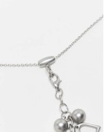 unisex ultimate charm necklace in silver