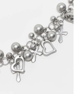 unisex ultimate charm necklace in silver